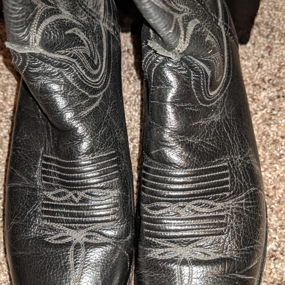 Black Dan Post boots